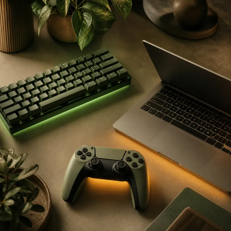 PC 键盘、笔记本键盘和游戏手柄组成的模拟人生4平台输入方式编辑插图